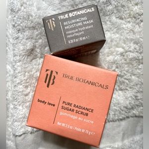 New Resurfacing Moisture Mask and Pure Radiance Sugar Exfoliating Body Scrub SET